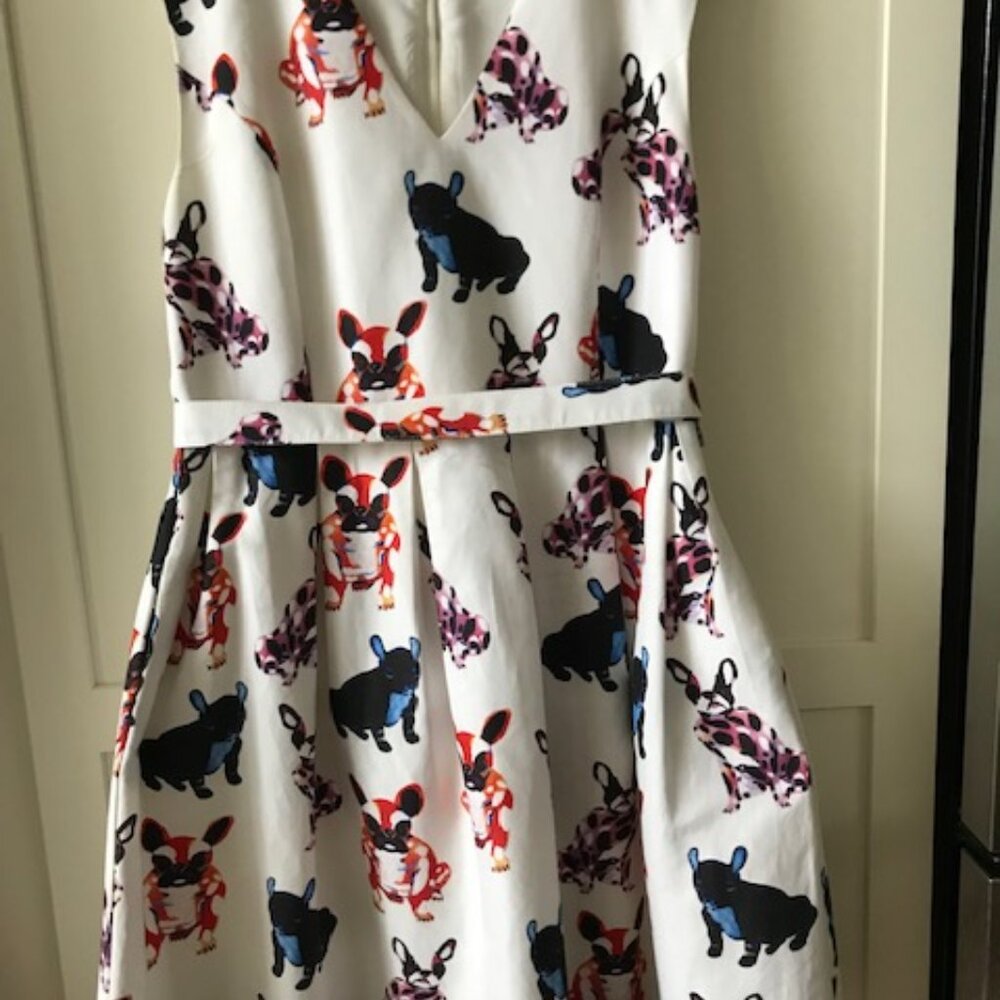 French Bulldog dress from Anthropologie